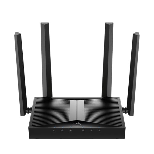 CUDY BE3600 Gigabit Dual Band Wi-Fi 7 Router, Chipset Broadcom, 802.11be/ax/ac/a/b/g/n, 2882Mbps at 5GHz + 688Mbps at 2.4GHz, 5 x 10/100/1000Mbps Ports, 4 x 5dBi fixed antennas, WiFi router/AP/ Repeater/WISP Mode, PPTP/L2TP/OpenVPN/WireGuard, MLO,