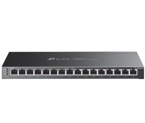 "JetStream™ 16-Port Gigabit Smart Switch with 8-Port PoE+ PORT: 8× Gigabit PoE+ Ports SPEC: 802.3af/at, 120 W PoE Power, Desktop Steel Case FEATURE: Integration with JetStream™ SDN Controller, Static Routing, 802.1Q VLAN, STP/RSTP/MSTP, IGMP Snooping,