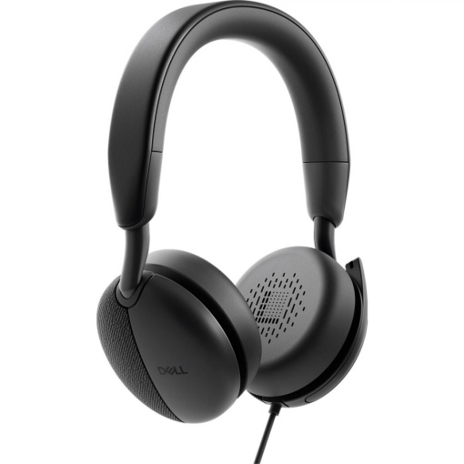 DELL PRO WIRED ANC HEADSET WH5024, Tech Specs: Audio (output/speaker): Speaker Size 40mm, Frequency Response 20Hz - 20kHz, Frequency Response (talk mode) 100Hz - 8kHz, Speaker Driver Sensitivity 120dB @ 1mW/1kHz, Noise cancellation ANC, User Hearing