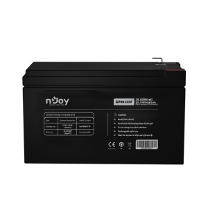 ACUMULATOR NJOY GP09122F 12V Tip VRLA AGM Terminale F2 Durata teoretica de viata in mod asteptare pana la 5 ani Cycle Use 14.4V-15.0V (-30mV/C), max. Current: 2.7A Float Use 13.5-13.8V (-20 mV/C) https://www.njoy.global/product/gp09122f?el=resources - Img 3
