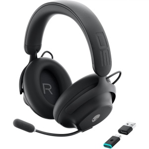 Alienware Pro Wireless Gaming Headset, Connectivity Technology: Wired/Wireless, Wireless Technology: Bluetooth, Wireless Operating Distance: 30m, Bluetooth Standard: Bluetooth 5.3, Impedance: 32 Ohm, Features: 50mm graphene-coated drivers, 2-mic AI noise - Img 2