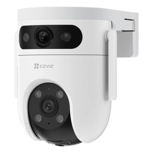 Camera de supraveghere EZVIZ H9C Dual WI-FI Rezolutie video: 2304 × 1296 Lentila fixa: 2.8mm Unghi de vizualizare: orizontal: 108°, vertical: 56°, diagonal 130° Distanta iluminator IR: 30 m Compresie video: H.265 / H.264 Detectarea formei umane