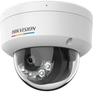 Camera de supraveghere IP Dome 4MP ColorVu 3.0 Hikvision DS-2CD1147G3H-LIU(2.8MM), lentila fixa 2.8mm, iluminare: Color: 0.0001 Lux @ (F1.0, AGC ON)cu IR: 30m, microfon incorporat, interfata: 1 x RJ45 10 M/100 M self-adaptive Ethernet port, alarma la