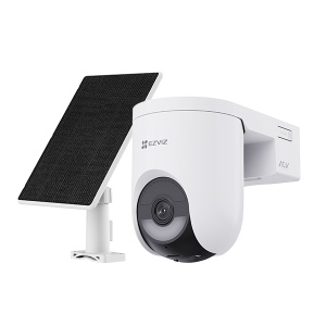 CAMERA PT 4MP 4MM CU PANOU SOLAR HB8 LITE BATTERY PT+5W SOLAR PANEL KIT, Senzor imagine: 1/3" 4-Megapixel Progressive Scan CMOS Sensor, Lentila: 4 mm @ F1.6 Diagonal angle: 90° Horizontal angle: 75° Vertical angle:40°, IR 15M, Compresie: H.265 / H.264,