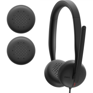 Casti Head-band DELL WH3024, Wired, noise-canceling, Negru - Img 5
