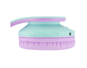 Casti Over-ear PowerLocus KidsCat, Wireless/Wired, Multicolor - Img 4