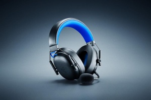 Casti wireless Razer Blackshark V3 X Hyperspeed for Playstation, microfon uni-directional, izolare fonică activă, sistem sunet 7.1, frecventa 20 - 28000, autonomie 70 ore, negru