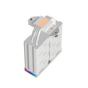 Cooler Procesor DEEPCOOL AK400 DIGITAL PRO ALB, marime heatsink 120x60x152mm, un ventilator, viteza ventilator 500-1750 RPM +/- 10%, Airflow: 60.89 CFM, Suport AMD: AM4/AM5, suport INTEL: LGA 1851/1700/1200/1151/1150/1155, nivel de zgomot: 28 dBA - Img 6
