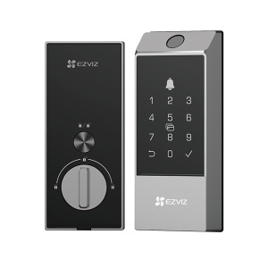INCUIETOARE INTELIGENTA EZVIZ DL04 PRO, Comunicare: EZVIZ Connect 2.4G Wi-Fi, Putere de lucru: 4 Baterii AA Alkaline, Temp de functionare: 25 °C to 55 °C, Dimensiuni: Panou frontal: 160 × 67 × 25 mm, Panoul din spate: 166 × 70 × 28,5 mm.
