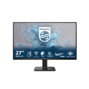 Monitor Consumer Philips 27E2N1500L/00, 27", 2560 x 1440 pixeli, Black, 3 ani Garantie