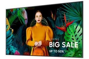 Monitor signage SAMSUNG QH43C, 43", 700nit, 24/7, UHD, E-LED, 8ms, contrast static 4000:1, mătuire 44%, Tizen 4.0, MagicINFO S6, CPU A72*4, RAM 2.5GB, stocare 8GB. Temperature sensor, Video Wall Daisy Chain, auto source switching & recovery, Button Lock, - Img 4