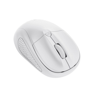 Mouse Trust Wireless Optical rezolutie maxima 1600 DPI, 4 butoane, 2 baterii tip AAA, alb - Img 3