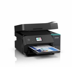 Multifunctional inkjet color Epson EcoTank CISS L6390, dimensiune A4 (Printare,Copiere, Scanare, Fax), printare borderless, viteza 35ppm alb-negru, 23ppm color, rezolutie 4800x1200 dpi, alimentare hartie 250 coli,ADF 30 coli, duplex automat ,scanner CIS - Img 2