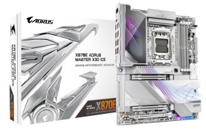 Placa de baza Gigabyte X870E AORUS MASTER X3D ICE, Socket AM5, DDR5, ATX