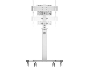 Stand podea mobil Neomounts 37"-75", VESA 100x100~600x400, 70kg, fix, inaltime reglabila, alb - Img 8