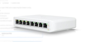Switch Ubiquiti UniFi Switch Lite 8 PoE, 8 porturi, Gigabit, PoE