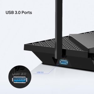TP-LINK AX5400 Dual-Band Gigabit WI-FI6 Router, ARCHER AX72 PRO, Standarde wireless: IEEE 802.11ax/ac/n/a 5 GHz, IEEE 802.11ax/n/b/g 2.4 GHz, Viteze wireless: 5 GHz: 4804 Mbps (802.11ax, HE160), 2.4 GHz: 574 Mbps (802.11ax), Acoperire: 3 camere, 6 x - Img 7