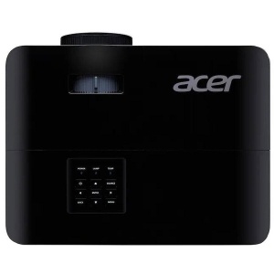 Videoproiector Acer X139, WXGA 1280*800, up to WUXGA 1920*1200, 4.800 lumeni, 16:10/ 16:9/ 4:3, 20.000:1, zoom optic 1.1x, distanta maxima proiectie 10 m, dimensiune maxima imagine 300'', boxa 3W, lampa 5.000/ 20.000 ore, 29 dB,2.4 kg, D-sub, composite
