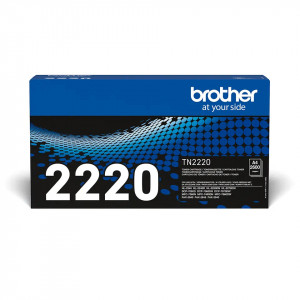 Brother TN-2220 TN2220 cartus toner negru original OEM pt FAX-2840/FAX-2845/FAX-2940/MFC-7360N/MFC-7460DN/MFC-7860DW/HL-2240/HL-2240D/HL-2250DN/HL-2270DW/DCP-7060D/DCP-7065DN/DCP-7070DW - 2600 pag
