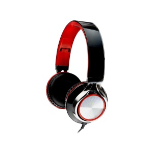 Casti Over-ear Spacer SPHS-SILVER, Wired, Rosu