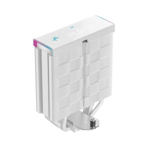 Cooler Procesor DEEPCOOL AK400 DIGITAL PRO ALB, marime heatsink 120x60x152mm, un ventilator, viteza ventilator 500-1750 RPM +/- 10%, Airflow: 60.89 CFM, Suport AMD: AM4/AM5, suport INTEL: LGA 1851/1700/1200/1151/1150/1155, nivel de zgomot: 28 dBA - Img 7