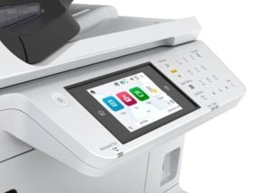 EPSON WorkForce Pro EM-C7100DWF A3+ COLOR INKJET MFP, Functii( Tiparire, Scanare, Copiere, Fax), 4 culori, Viteza printare; 35 ppm mono, 35ppm Color, Rezolutie: 4.800 x 1.200 DPI, Volum recomandat lunar: 500-5.000pagini,Maxim: 75.000 pagini, Viteza - Img 2