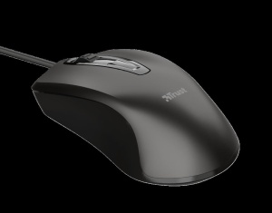 Mouse Trust Carve, USB Mouse, negru - Img 2