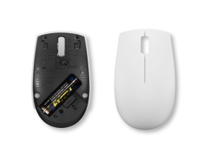 Mouse wireless Lenovo 300, Cloud Grey, Rezolutie (dpi): 1000 dpi, Butoane/rotite: 3, Interfata mouse: Wireless, Tehnologie: Wireless, Interfata receiver: dongle USB 2.4GHz, Dimensiune (mm): 97.91 x 57.99 x 32.53 mm, Greutate: 52g - Img 6