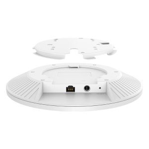 "Omada BE9300 Ceiling Mount Tri-Band Wi-Fi 7 Access Point PORT: 1×2.5G RJ45 Port SPEED:574Mbps at 2.4 GHz + 2880 Mbps at 5 GHz+ 5760 Mbps at 6 GHz FEATURE: 802.3at POE+ and 12V DC (Power Adapter is not included), 4×Internal Antennas, MU-MIMO, 320MHz - Img 3