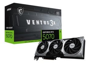 Placa video MSI GeForce RTX 5070, 12GB GDDR7, PCI Express 5.0, 192-bit