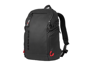 Rucsac laptop GENESIS PALLAD 420, compatibilitate dimensiuni laptop 15.6", total buzunare 6, capacitate 18 L, material Polyester 600D, negru