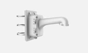 Suport de montaj pe stalp pentru camere PTZ DS-1604ZJ-BOX-POLE, material aliaj de aluminiu si metal, dimensiuni: 456.5 mm × 314 mm × 194.9 mm, greutate: 5.7 kg