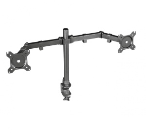 Suport Monitor Trust GXT 1120 Mara Dual Monitor Arm, montare birou, 510 x 860 x 115mm, VESA, 2.6 kg, negru