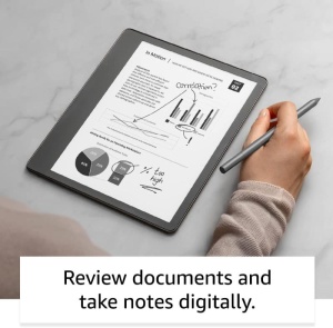 Tableta ePaper Amazon Kindle Scribe, ecran 10.2", 300 ppi, Premium Pen inclus, 16GB, Wi-Fi (Gri) - Img 6
