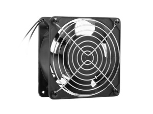 Ventilator pentru dulapuri 10" & 19" montate pe perete, 230V, 120x120x38 mm, negru
