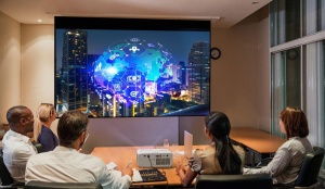 Videoproiector OPTOMA ZH450, DLP laser 30.000 ore, FHD 1920*1080, 4500 lumeni, 300.000:1, 16:9/ 4:3, dimensiune maxima imagine 322", distanta maxima de proiectie 10 m, zoom 1.6x, 2* HDMI, USB-A power 1.5A, audio out, RS232, RJ45, 29- 31 dB, 3D ready,