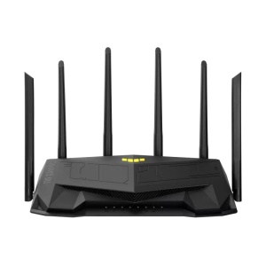 ASUS TUF Gaming AX6000 Dual Band WiFi 6 Gaming Router, Network Standard: IEEE 802.11a, IEEE 802.11b, IEEE 802.11g, WiFi 4 (802.11n), WiFi 5 (802.11ac) WiFi 6 (802.11ax), IPv4, IPv6, AX6000- 1148+4804 Mbps, 6 antene externe, Procesor: 2.0 Ghz, Memorie: - Img 7
