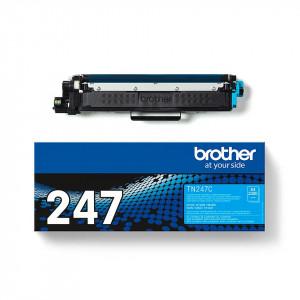 Brother TN-247C TN247C cartus toner cyan original OEM pt HL-L3210CW/HL-L3270CDW/DCP-L3510CDW/DCP-L3550CDW/MFC-L3730CDN/MFC-L3770CDW - 2300 pag - Img 3