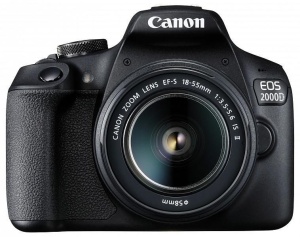 Camera foto Canon EOS-2000D kit, obiectiv EF-S 18-55mm f/3.5-5.6 IS II 24.1MP,3.0" TFT fixed DIGIC 4+, ISO 100-6400,FullHD movies 30fps,compatibil SD/SDHC/SDXC, 30-1/4000 sec,9 puncte de focus, HDMI mini,USB,WI-FI, accumulator Li-ion LP-E10, montura - Img 3