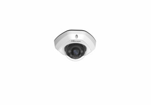 Camera supraveghere Milesight AI Vandal-proof Mini Dome MS-C8173-PD (2.8mm), 8MP, Senzor: 1/2.8" Progressive Scan CMOS; Rezolutie: 3840*2160 @30fps; Iluminare Color: 0.012Lux@F1.6B/W: 0 Lux with IR on; Lentila 2.8mm ; Distanta IR: 30m, 120dB Super WDR;