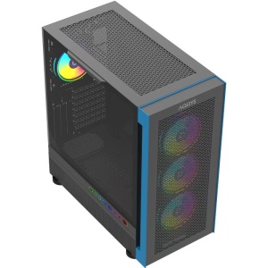 Carcasa AQIRYS Sargas, RGB, Mid Tower, Black - Img 5
