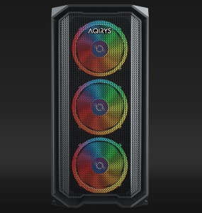 Carcasa AQIRYS WEZEN, RGB, Mid Tower, Black - Img 2