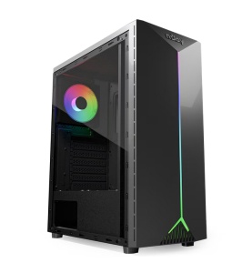 Carcasa NJOY Anil, RGB, Mid Tower, Black