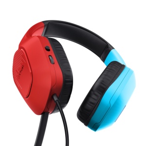 Casti cu fir GXT 416S Zirox Nintendo Switch, cu microfon, interfata 3.5mm, frecventa raspuns 20 Hz - 20.000 Hz, sensibilitate 90 dB, multicolor - Img 4