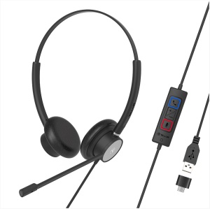 Casti Head-band TELLUR Voice 320, Wired, Negru