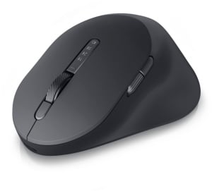 Dell Premier Rechargeable Mouse - MS900, Color: Graphite, Connectivity: Wireless, Interface: 2.4 GHz, Bluetooth 5.1, Buttons: 7 (3 programmable), Movement Resolution: Adjustable from 800 to 8000 at increments of 200, Features: Vertical and horizontal