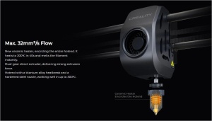 Imprimanta 3D Creality K1 MAX, Tehnologie FDM, viteza printare 600mm/s, Precizie 100 +/-0.1mm, Diametru filament: 1.75mm, tip filament compatibil: ABS/PLA/PETG/PET/TPU/PA/ABS/ASA/PC/PLA-CF/PA-CF/PET-CF, Transfer fisier: USB drive,WIFI temperatura - Img 5