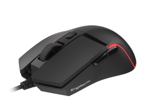 Mouse Gaming GENESIS Krypton 220, 6400 dpi, negru