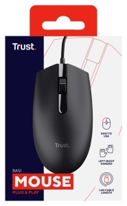 Mouse Trust Basi, cu fir, negru - Img 6