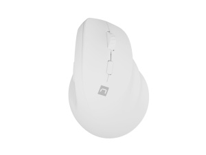 Mouse Wireless NATEC Crake 2, 2400 dpi, Alb